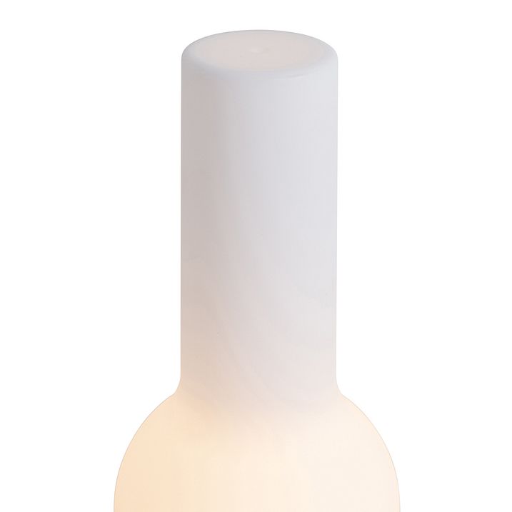 Lámpara de mesa de exterior beige con blanco con LED recargable IP44 - Haard