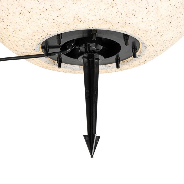 Smart buitenlamp grijs 56 cm IP44 incl Wifi A60 - Nura