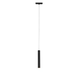 Moderna črna viseča svetilka za 1-fazni tirni sistem 4.5W 3000K - Magnetic Cassie