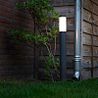 Buitenlamp paal antraciet met opaal 80 cm IP44 - Rox