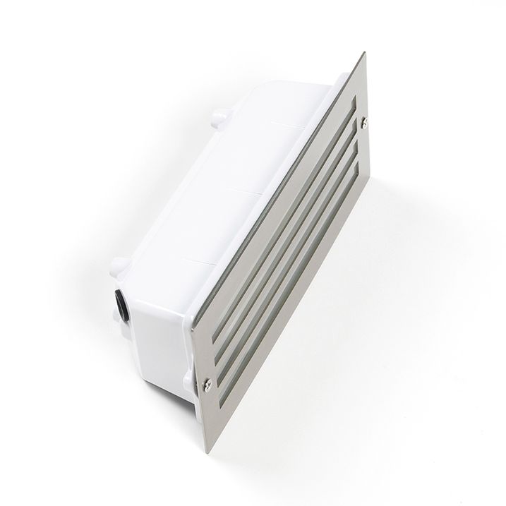 Set van 4 moderne inbouwlampen staal IP44 - Hurricane