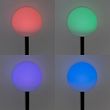 Outdoor-lampa-bijela-25-cm-Uključujući-LED-IP44-Solar-RGBW---Ludger