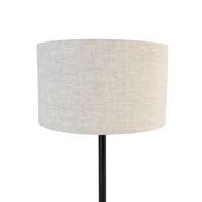 Modern-Table-Lamp-Black-with-Linen-Shade-Light-Grey-35-cm---Simplo