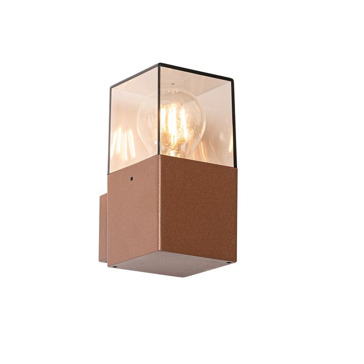 Lampada da parete per esterni intelligente marrone ruggine IP44 con WiFi P45 - Denmark