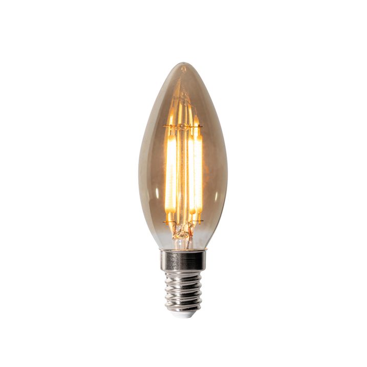 5er-Set E14 Dimmbare LED-Glühbirnen B35 Rauch 4W 300 lm 2200K