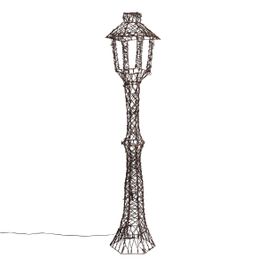 Kerst-buiten-lantaarn-bruin-rotan-150cm-incl.-LED-IP44---Faro
