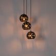 Suspension-industrielle-noire-ronde-3-lumières---Bobby