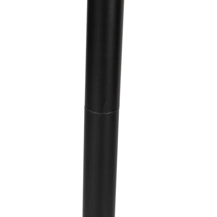 Candeeiro de pé moderno preto com LED e dimmer tátil - Berdien