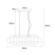 Hanglamp-zwart-met-opaal-glas-8-lichts-langwerpig---Uvas