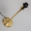 Lampe-de-table-or/laiton-avec-abat-jour-blanc-25-cm-réglable---Parte
