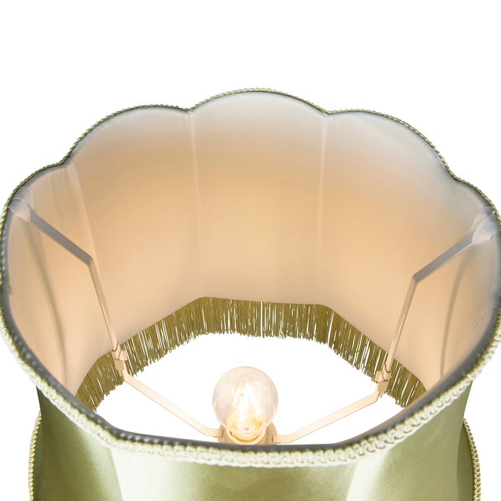 Lampă de podea retro gri cu abajur verde Granny - Classico