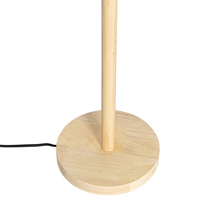 Llambë dyshemeje rurale druri me nuancë kafe të çelur - Mels