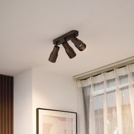 Spot encastré rond bronze foncé GU10 50 mm 3 lumières - Stanley