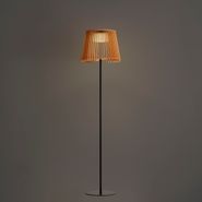Japandi-Outdoor-Stehleuchte-Schwarz-inkl.-wiederaufladbarer-LED-und-3-Stufen-dimmbar-IP44---Jayla