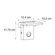 Zidna-lampa-za-spoljašnju-upotrebu-antracit-uključujući-LED-IP54-sa-senzorom-pokreta---Zane