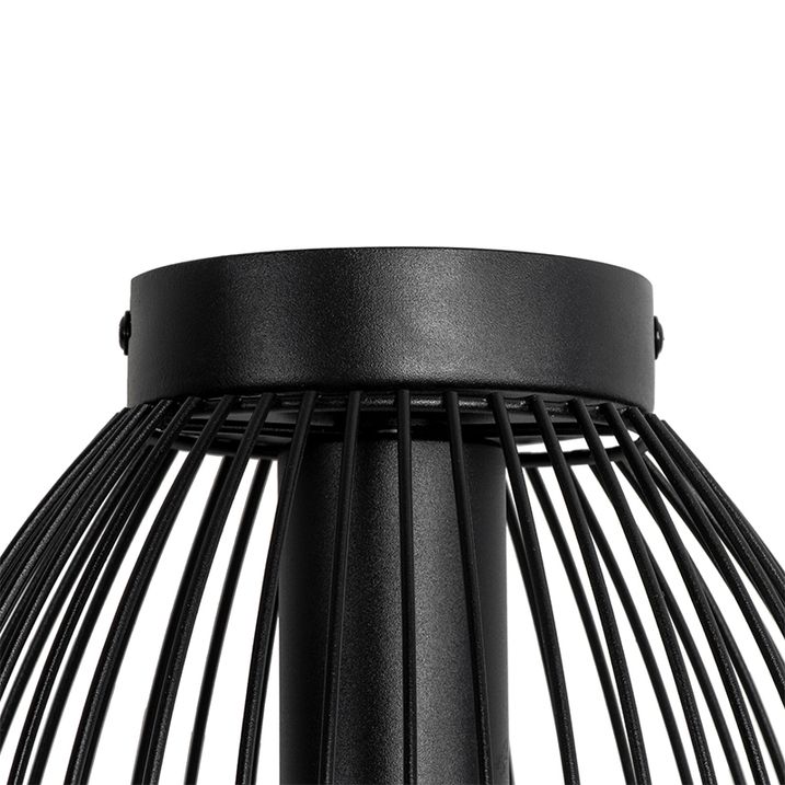 Plafoniera de design neagră 20 cm - Pua