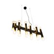 Art-Deco-Pendant-Light-Black-24-Lights---Tubi