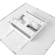 Négyzetes-mennyezeti-lámpa-króm-45-cm-LED-del-IP44---Flat