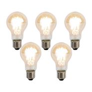 Set-od-5-E27-prigušivih-Kelvin-LED-sijalica-A60-Goldline-8W-806lm-2000-2700K