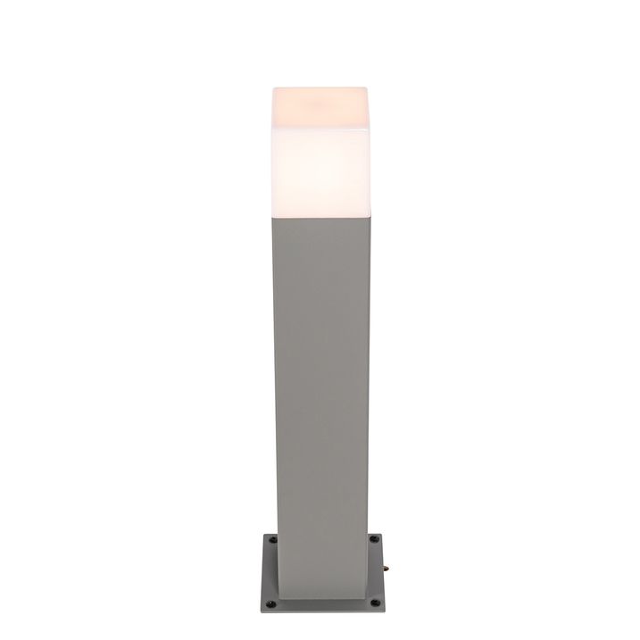 Lampada da esterno 50 cm grigia con picchetto a terra e manicotto per cavi - Denmark