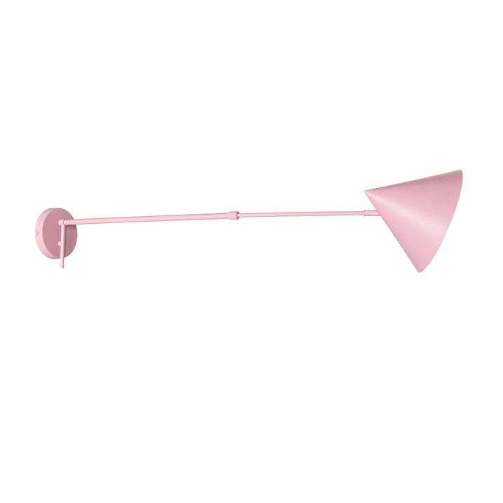 Design vegglampe rosa justerbar - Triangolo