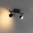 Moderne-loftslampe-sort-inkl.-LED-2-lys---Nola