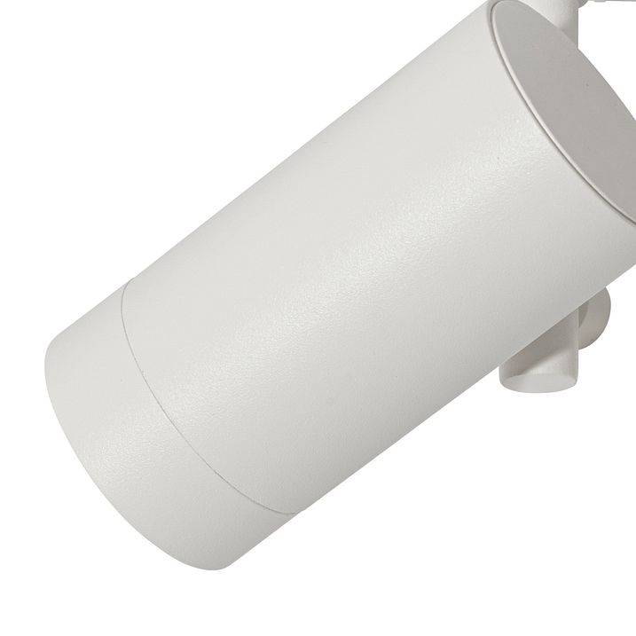 Modernes Schienensystem mit 3 Strahlern Weiß 1-phasig - Iconic Scopio