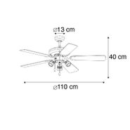 Ventilador-de-techo-negro-110cm-3-luces-con-cordón---Mistral