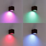 Lampada-da-parete-intelligente-marrone-ruggine-IP44-incl.-Wifi-GU10---Baleno