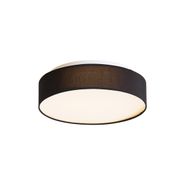Plafonnier-intelligent-noir-35cm-avec-LED-et-télécommande---Flat-Drum