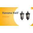 Klassieke-buiten-wandlantaarn-zwart-IP44---Havana-half
