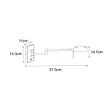 Design-Wandleuchte-Messing-inkl.-LED-dimmbar---Notia