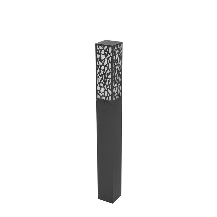 Modern kültéri oszlop lámpa fekete 90 cm IP44 - Nicole
