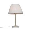 Candeeiro-de-mesa-retro-em-latão-com-abajur-plissado-creme-35-cm---Kaso