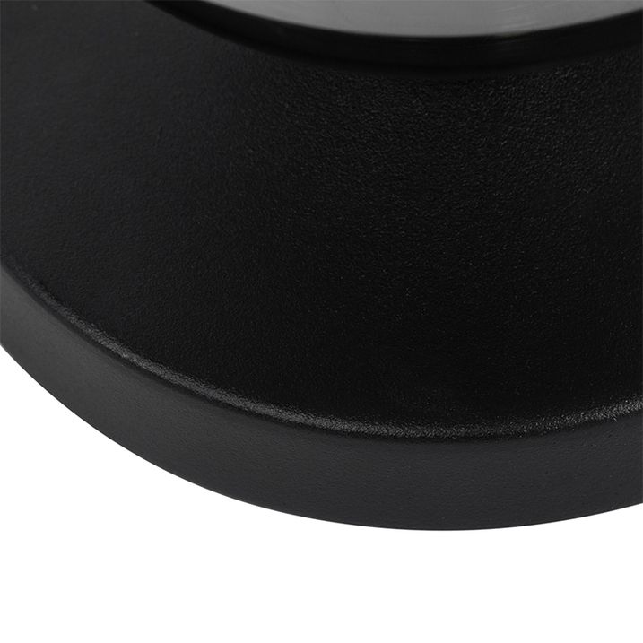 Lampa de masă modernă neagră cu sticlă fumurie - Atena