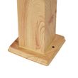 Moderne-staande-buitenlamp-staal-met-hout-print-45cm-IP44---Malois