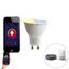 Smart-GU10-dimbare-LED-lamp-5W-350-lm-RGB+2200-4000K-RGB