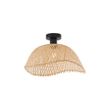 Tavani-Art-Deco-E-zezë-me-Bambu-natyral-40cm---Alka