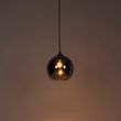 Candeeiro-suspenso-Art-Deco-preto-com-vidro-fumado---Wallace