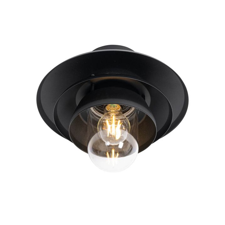 Design utendørs taklampe sort IP44 - Morty