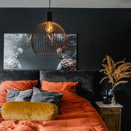 Design Round Pendant Light Black 40 cm - Dos