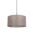 Rustikální-závěsné-svítidlo-černé-s-hnědým-odstínem-50-cm---Combi-1