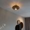 Orijentalna plafonska lampa crna sa zlatom 40 cm - Radiance