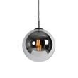 Art-Deco-Pendant-Light-Black-with-Smoke-Glass-30-cm---Pallon