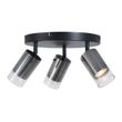 Deckenstrahler-Gunmetal-Rund-3-flammig-drehbar-und-verstellbar---Drain