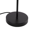 Designová-stolní-lampa-černá-s-kouřovým-sklem-na-stojánku---Dome