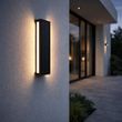 Spoljna-zidna-lampa-crna-30-cm-sa-LED-4-stepeno-zatamnjivanje-sa-solarnom-energijom---Serena