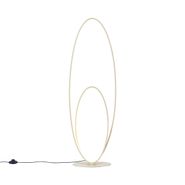 Dizajnová-stojaca-lampa-béžová-vrátane-LED-s-3-stupňovým-stmievaním---Boomerang