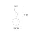 Moderne-hanglamp-glas-40cm---Ball