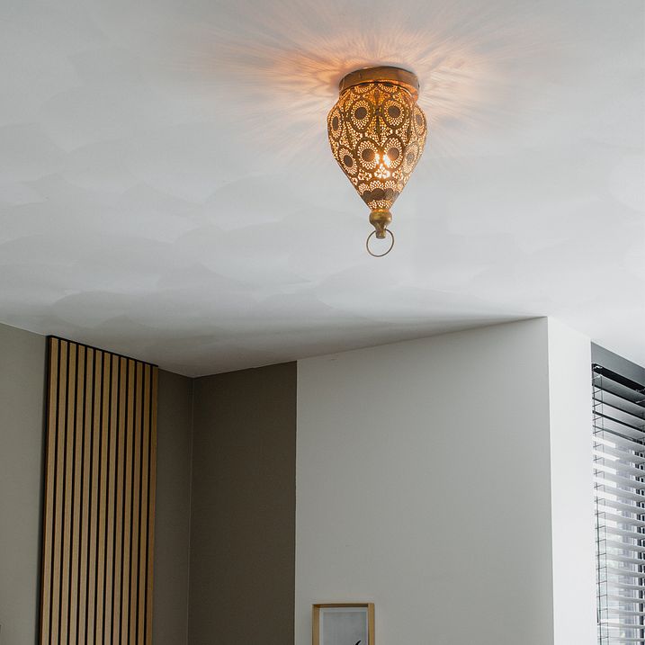 Orientalische Deckenleuchte Gold 19 cm - Mowgli